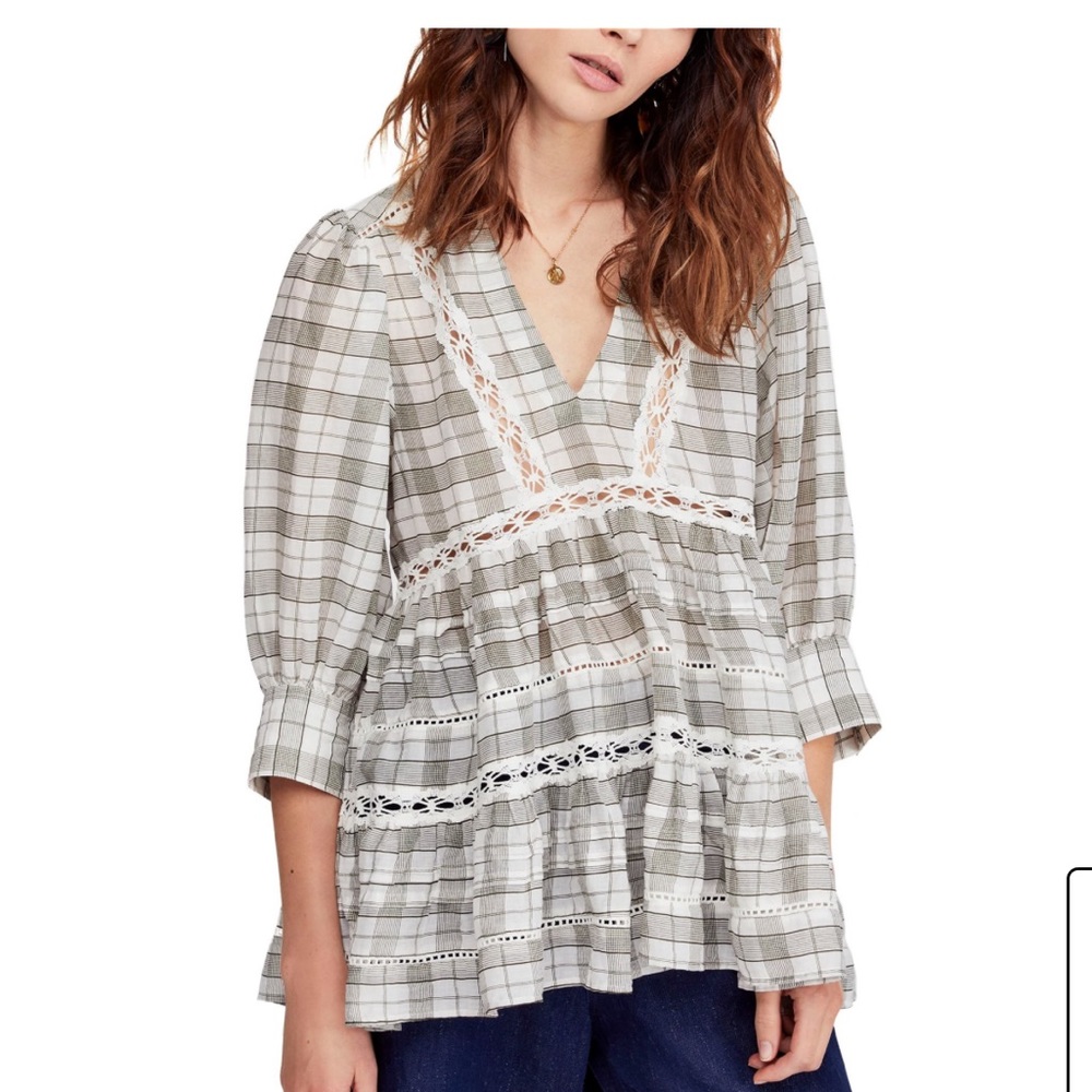 Free People Time Out Lace Tunic
